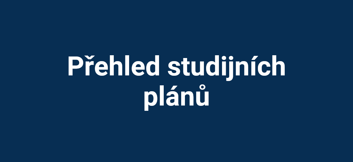 Přehled studijních plánů